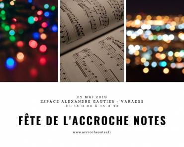 Fête de l’Accroche Notes, le 25 mai à Varades