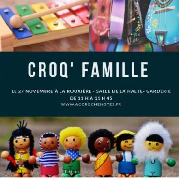 Croq’ Famille le 27 novembre 21 à La Rouxière !