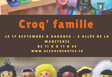 Croq’ famille le 17 septembre à Varades (La Mabiterie) !