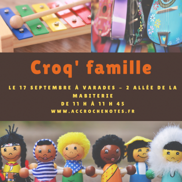Croq’ famille le 17 septembre à Varades (La Mabiterie) !