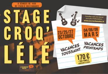 Stage Croq’lélé débutant/initié et Croq’famille